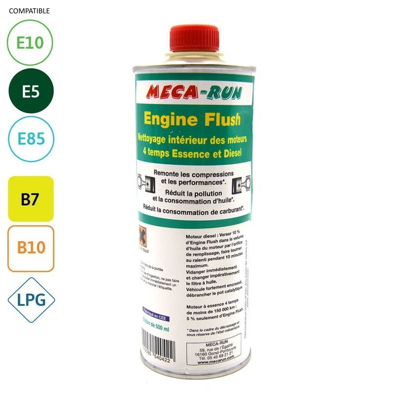 MECARUN - ENGINE FLUSH Essence Diesel Gpl - Nettoyant moteur