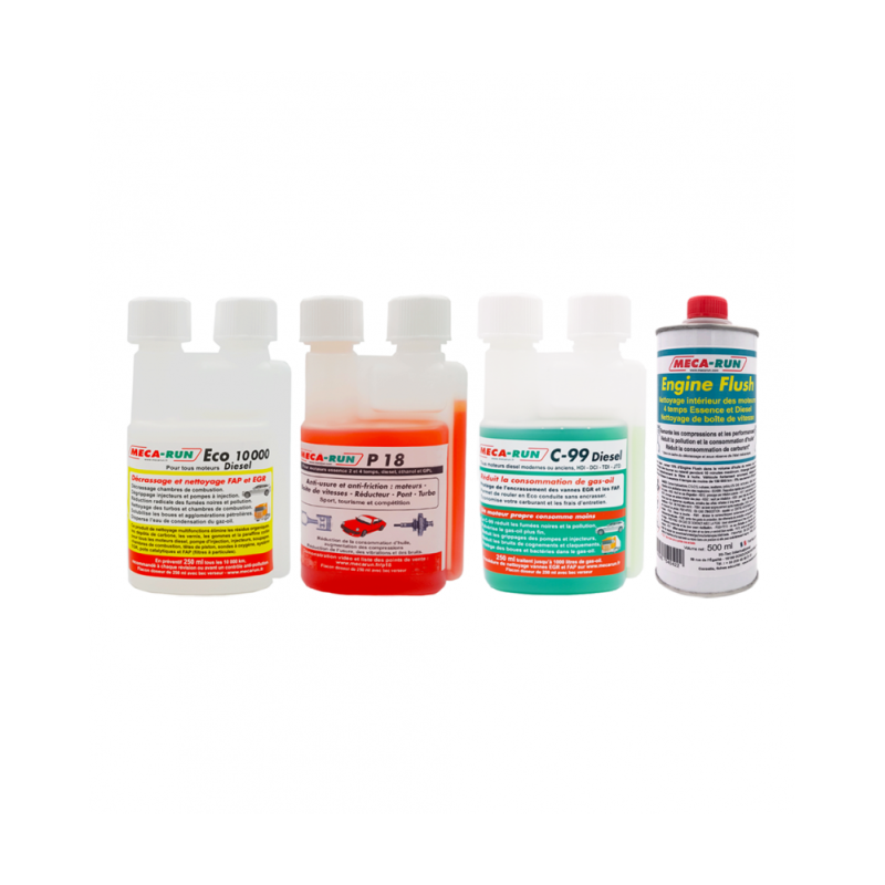 MECARUN - PACK Complet Diesel 3x250ml + 1x500ml MECARUN - PACK Complet Diesel 3x250ml + 1x500ml