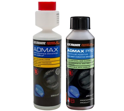 XENUM - PACK AdBlue - Admax 250ml + Admax Pro 250ml - Additif AdBlue Contre La Formation De Cristaux