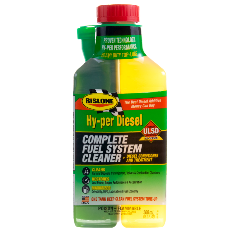 RISLONE - Traitement Complet pour le système de carburant - HY-PER DIESEL - 500ml