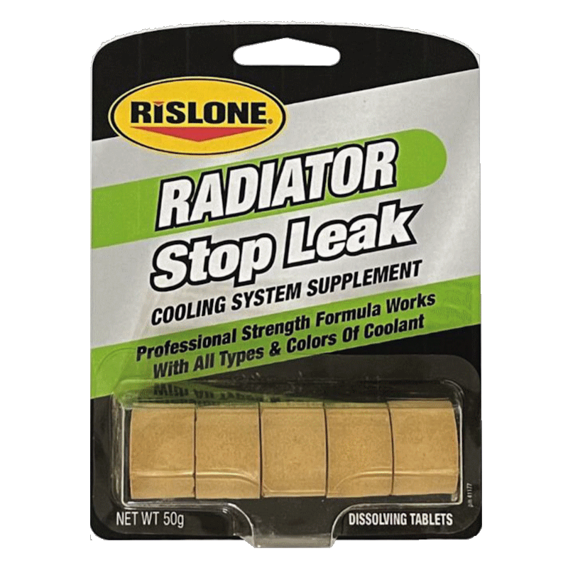 RISLONE - Complément Liquide de refroidissement - RADIATOR STOP LEAK TABS - 50GRS