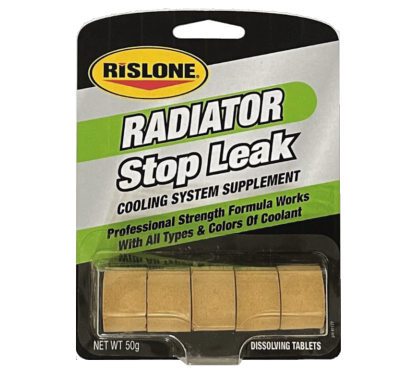 RISLONE - Complément Liquide de refroidissement - RADIATOR STOP LEAK TABS - 50GRS