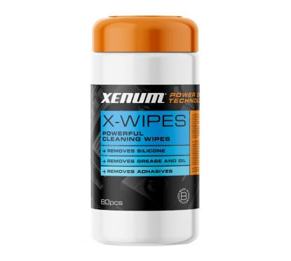 XENUM - X WIPES - 80 Lingettes Nettoyantes