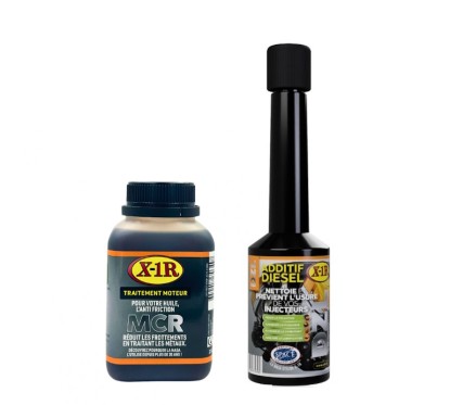 X-1R - PACK Anti Friction MCR - 250ml + Nettoyant Injecteur Diesel DZL 155ml